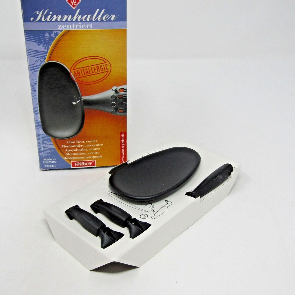 Wittner Violin Center Chin Rest NEW Anti-Allergic Made in Germany 4/4 1/2-1/4